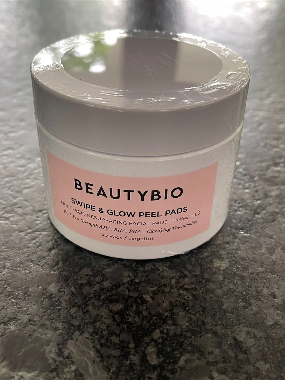 Beautybio Swipe and Glow Peel Pads multi acid resurfacing facial pads